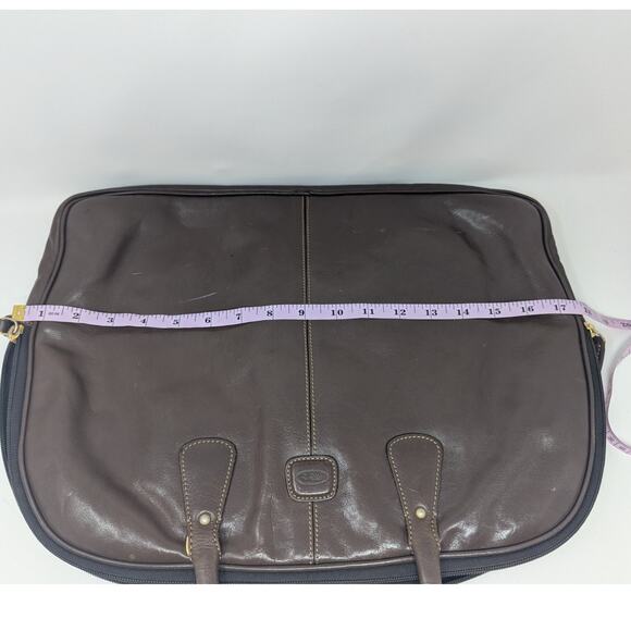 Bric's Leather Top Handle Messenger Bag Brown - Picture 11 of 16